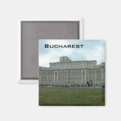 Bukarest Magnet (Vorderseite/Rückseite)