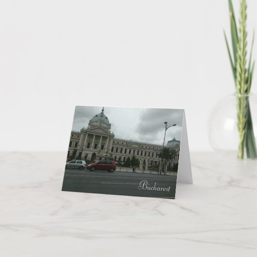 Bukarest Note Card, Standard-weiße Umschläge Karte (Vorderseite)