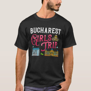 Bukarest Romania Stadt Skyline T-Shirt