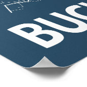 Bukarest Rumänien City Map Art Blue Print Poster (Ecke)