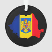 Bukarest Rumänien Foto Weihnachtsschmuck Ornament (Rückseite)