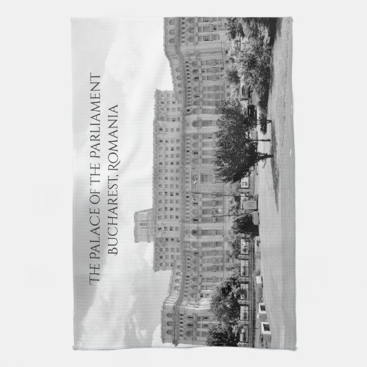 Bukarest, Rumänien Handtuch (Vertikal)