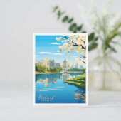 Bukarest Rumänien Kunstzeitschrift für Reisen Postkarte (Stehend Vorderseite)