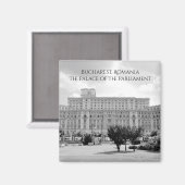 Bukarest, Rumänien Magnet (Vorderseite/Rückseite)