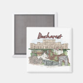 Bukarest - Rumänien.png Magnet (Vorderseite/Rückseite)