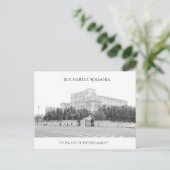 Bukarest, Rumänien Postkarte (Stehend Vorderseite)