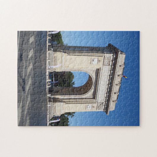 Bukarest Triumphal Arch View Puzzle (Horizontal)