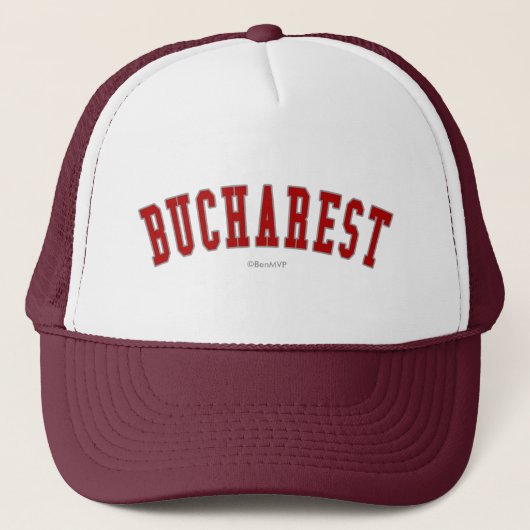 Bukarest Truckerkappe (Vorderseite)