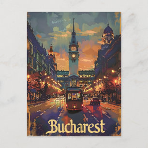 Bukarest Vintage Postkarte