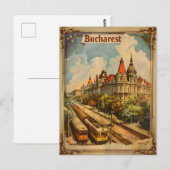 Bukarest Vintage Postkarte (Vorne/Hinten)