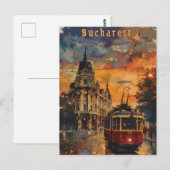 Bukarest Vintage Postkarte (Vorne/Hinten)