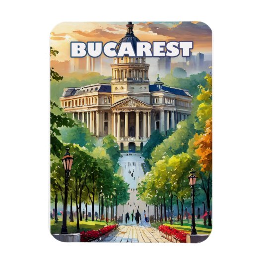 Bukarest zeigt seinen Charme Magnet (Vertikal)