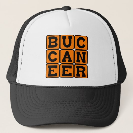 Bukcane, Seeräuberin Truckerkappe (Vorderseite)