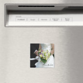 Bukett-Aquarell Save the Date Magnet (In Situ (Geschirrspüler))