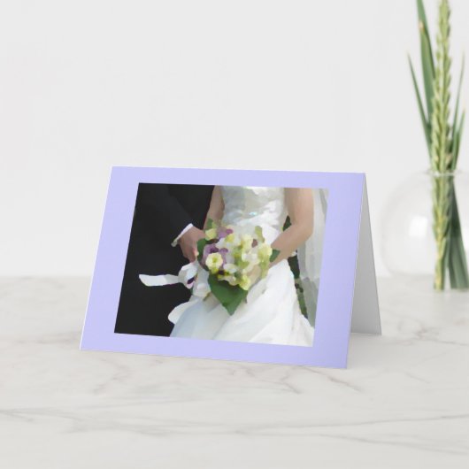 Bukett Dankeskarte (Vorderseite)