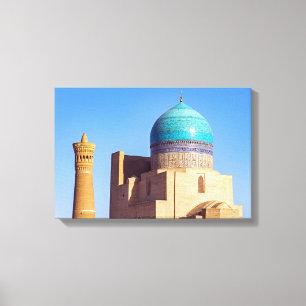 Bukhara, Usbekistan -  Kalyan-Moschee Leinwanddruck