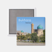 Bukhara, Usbekistan - Kalyan-Moschee Magnet (Vorderseite/Rückseite)