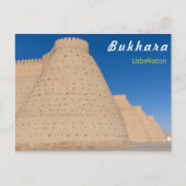 Bukhara, Usbekistan - Mauer der arktischen Festung Postkarte (Vorderseite)