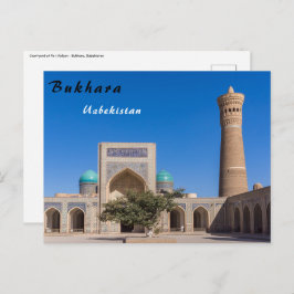 Bukhara, Usbekistan - Po-i-Kalyan Postkarte