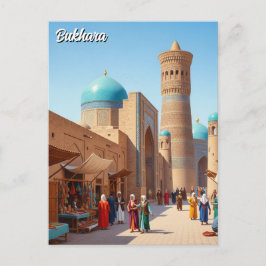 Bukhara Usbekistan Travel Postkarte