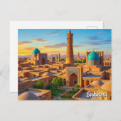 Bukhara Usbekistan Travel Postkarte (Vorne/Hinten)