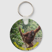 Bukit Lawang Sumatra Orangutan Jungle Keychain Schlüsselanhänger (Vorderseite)