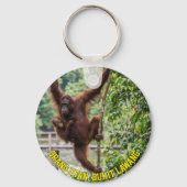 Bukit Lawang Sumatra Orangutan Jungle Keychain Schlüsselanhänger (Rückseite)