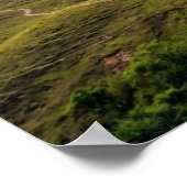 Bukit Merese Lombok Coastal Sunset Landscape Art Poster (Ecke)