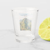 Bukit Pergasingan Indonesien Schnapsglas (Rückseite)