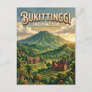 Bukittinggi Indonesien Postkarte