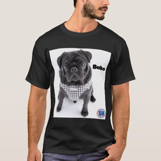 Buko der Mops T-Shirt (Vorderseite)