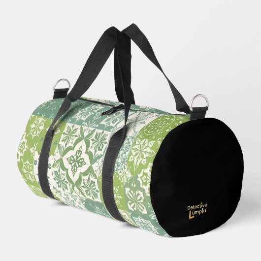 Buko Pandan Grün Klein Duffle Bag (Linke Seite)
