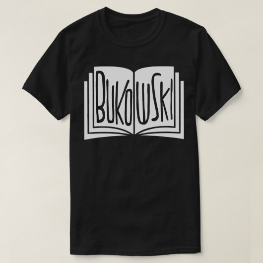 Bukowski Buch T-Shirt (Design vorne)