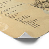 Bukowski Poem Poster (Ecke)