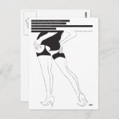 Bukowski, Postkarte (Vorne/Hinten)