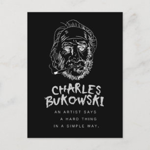 Bukowski Postkarte