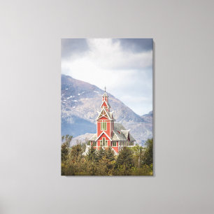 Buksnes Church Lofoten Norwegen Leinwanddruck