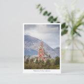 Buksnes Church Lofoten Norwegen Postkarte (Stehend Vorderseite)