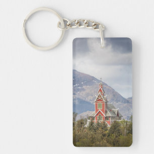 Buksnes Church Lofoten Norwegen Schlüsselanhänger