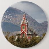 Buksnes kirke Lofoten Button (Vorderseite)