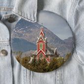 Buksnes kirke Lofoten Button (Beispiel)