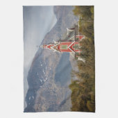 Buksnes kirke Lofoten Geschirrtuch (Vertikal)