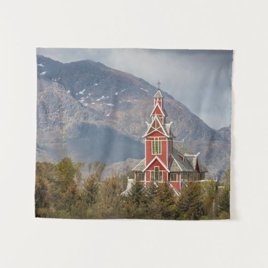 Buksnes kirke Lofoten Wandteppich (Vorderseite (Horizontal))
