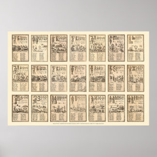 BUKVAR' - Primer von Karion Istomin Poster