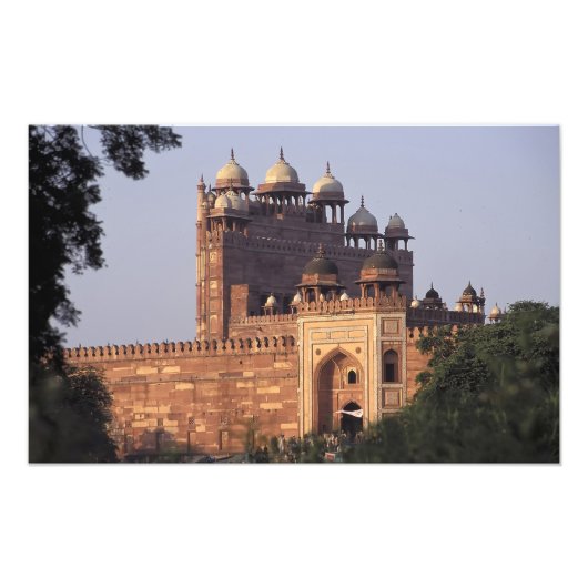 Buland Darwaza Gate of Victory) an die Dargah Fotodruck (Vorne)