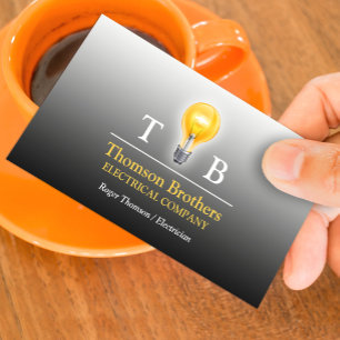 Bulb Business Card Visitenkarte