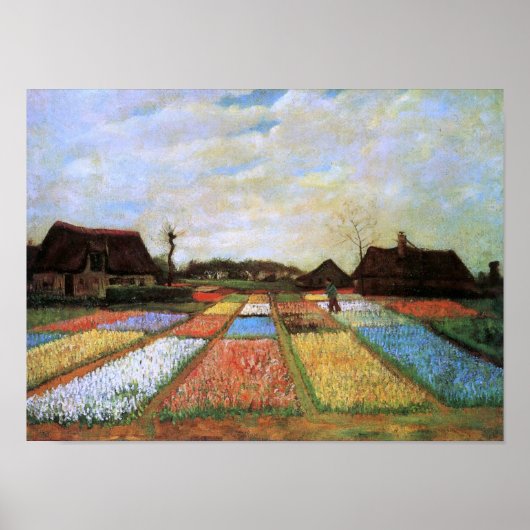 Bulb Fields Holland (F186)Van Gogh Fine Art Poster (Vorne)