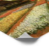 Bulb Fields Holland (F186) Van Gogh Fine Art Poster (Ecke)