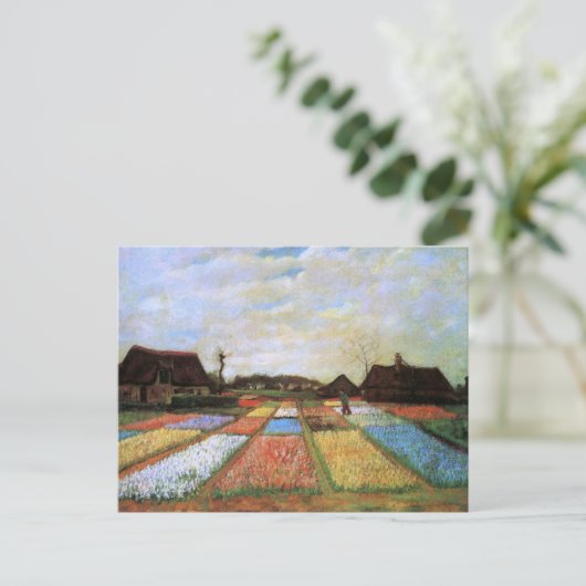 Bulb Fields Holland (F186) Van Gogh Fine Art Postkarte (Stehend Vorderseite)