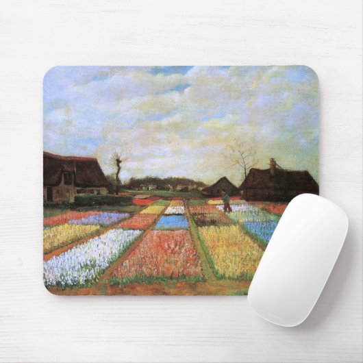 Bulb Fields Holland Van Gogh Fine Art Mousepad (Mit Mouse)
